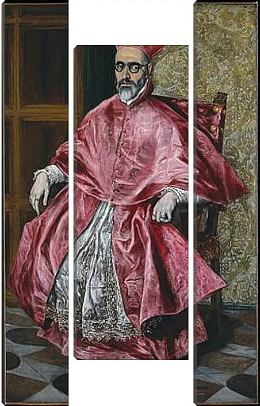 Модульная картина - Portrait of a Cardinal, Probably Cardinal Do. Эль Греко