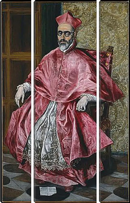 Модульная картина - Portrait of a Cardinal, Probably Cardinal Do. Эль Греко