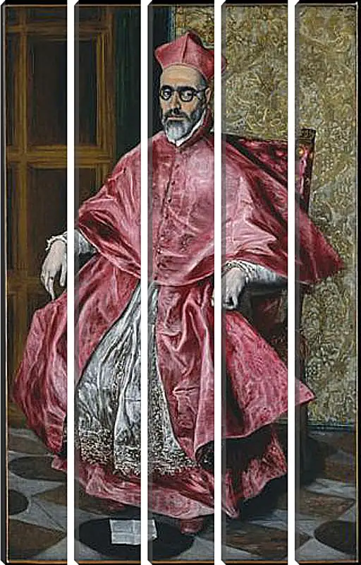 Модульная картина - Portrait of a Cardinal, Probably Cardinal Do. Эль Греко