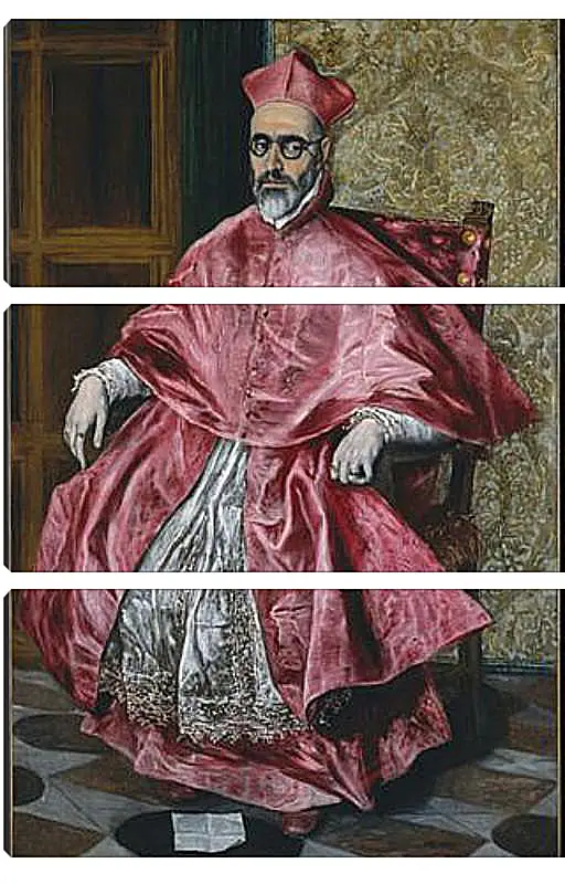 Модульная картина - Portrait of a Cardinal, Probably Cardinal Do. Эль Греко