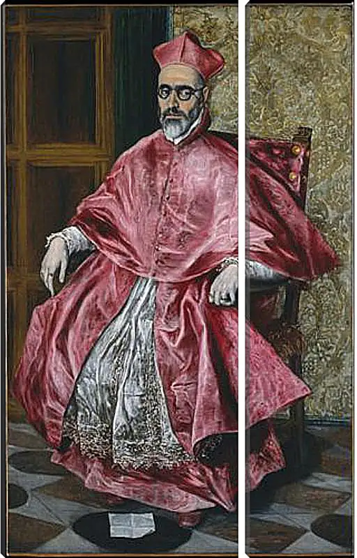 Модульная картина - Portrait of a Cardinal, Probably Cardinal Do. Эль Греко