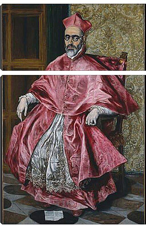 Модульная картина - Portrait of a Cardinal, Probably Cardinal Do. Эль Греко