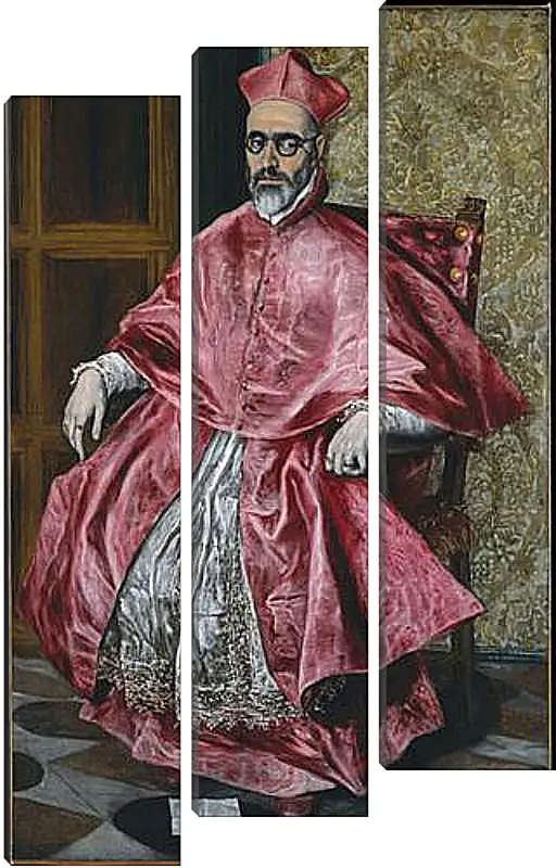 Модульная картина - Portrait of a Cardinal, Probably Cardinal Do. Эль Греко