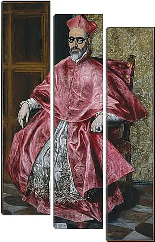 Модульная картина - Portrait of a Cardinal, Probably Cardinal Do. Эль Греко