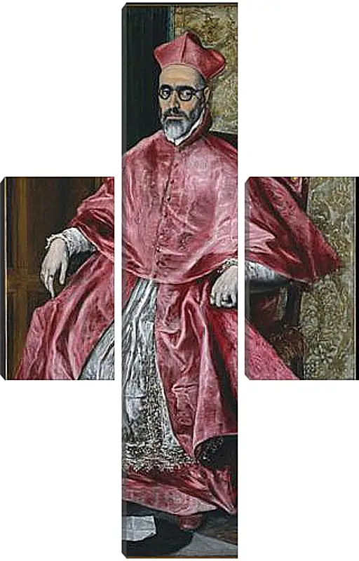 Модульная картина - Portrait of a Cardinal, Probably Cardinal Do. Эль Греко