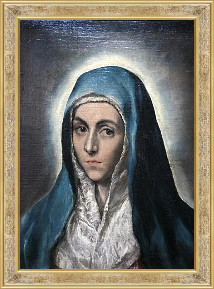 Картина в раме - Mater Dolorosa. Эль Греко