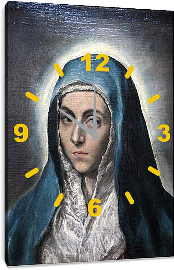 Часы картина - Mater Dolorosa. Эль Греко