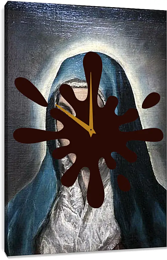 Часы картина - Mater Dolorosa. Эль Греко