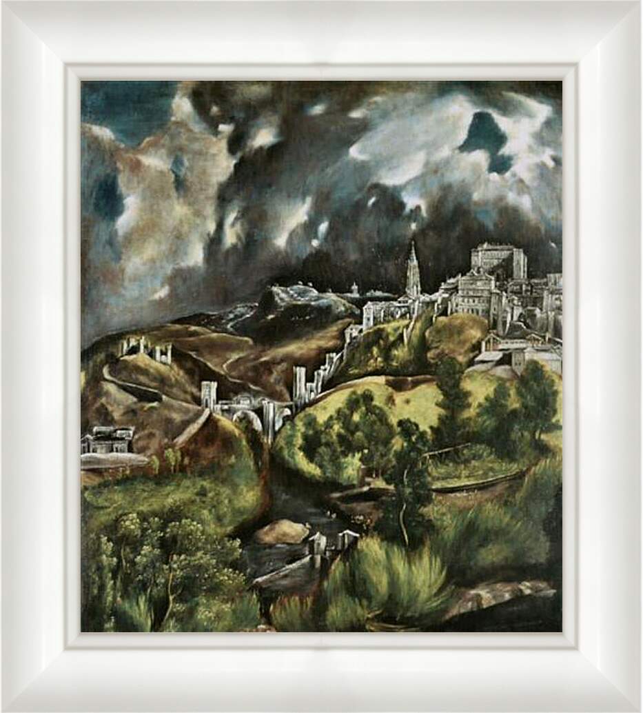 Картина в раме - View of Toledo. Эль Греко
