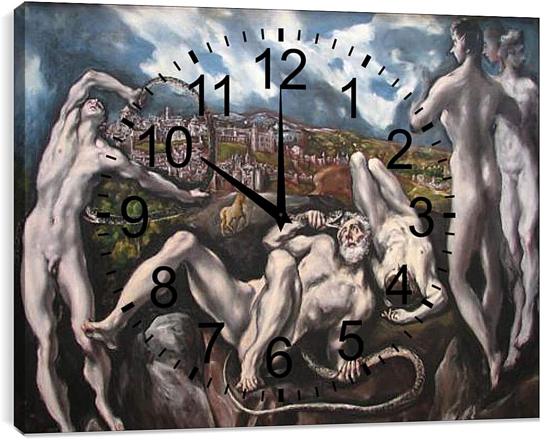 Часы картина - Laocoon. Эль Греко