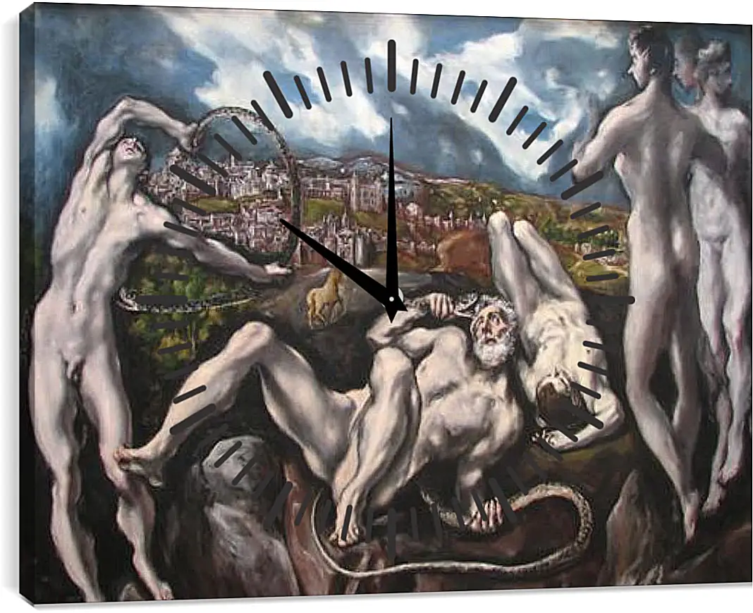 Часы картина - Laocoon. Эль Греко