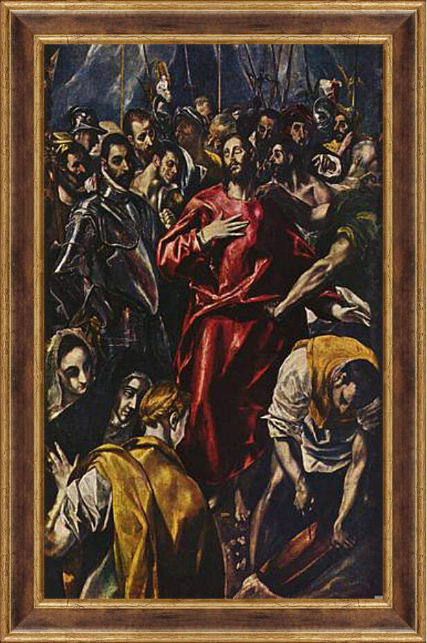 Картина в раме - Entkleidung Christi. Эль Греко