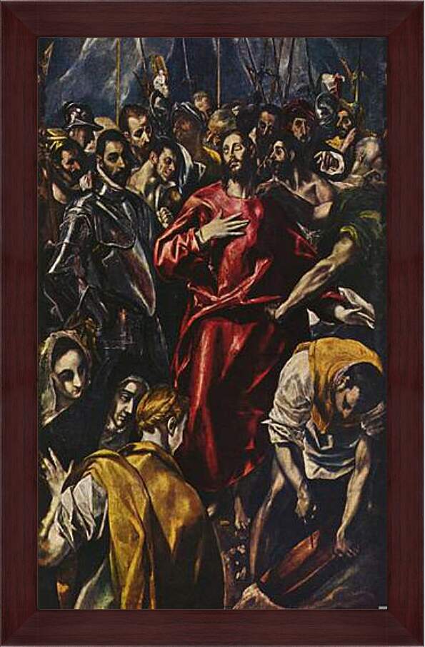 Картина в раме - Entkleidung Christi. Эль Греко