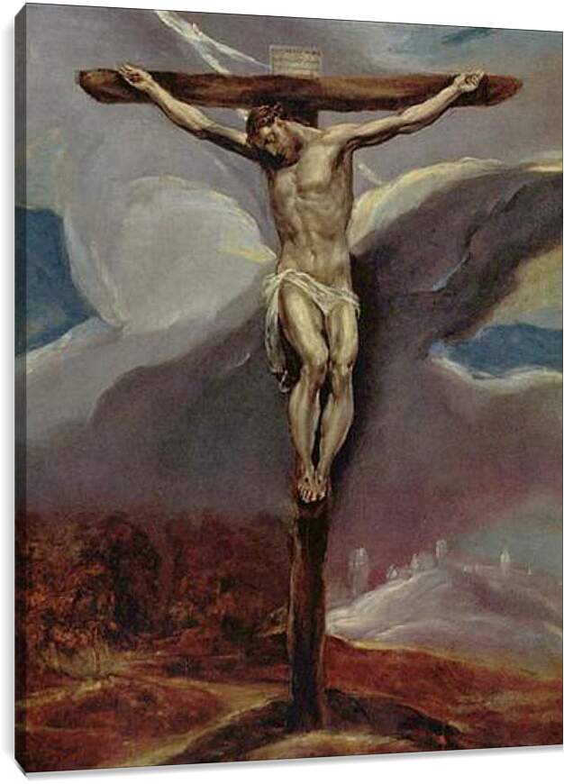 Постер и плакат - Christus am Kreuz. Эль Греко