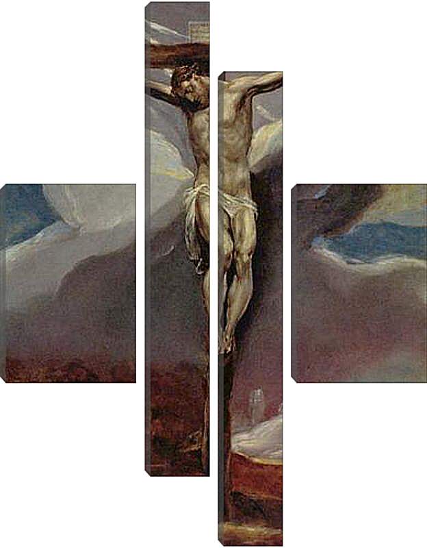 Модульная картина - Christus am Kreuz. Эль Греко