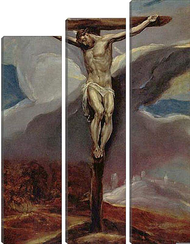 Модульная картина - Christus am Kreuz. Эль Греко