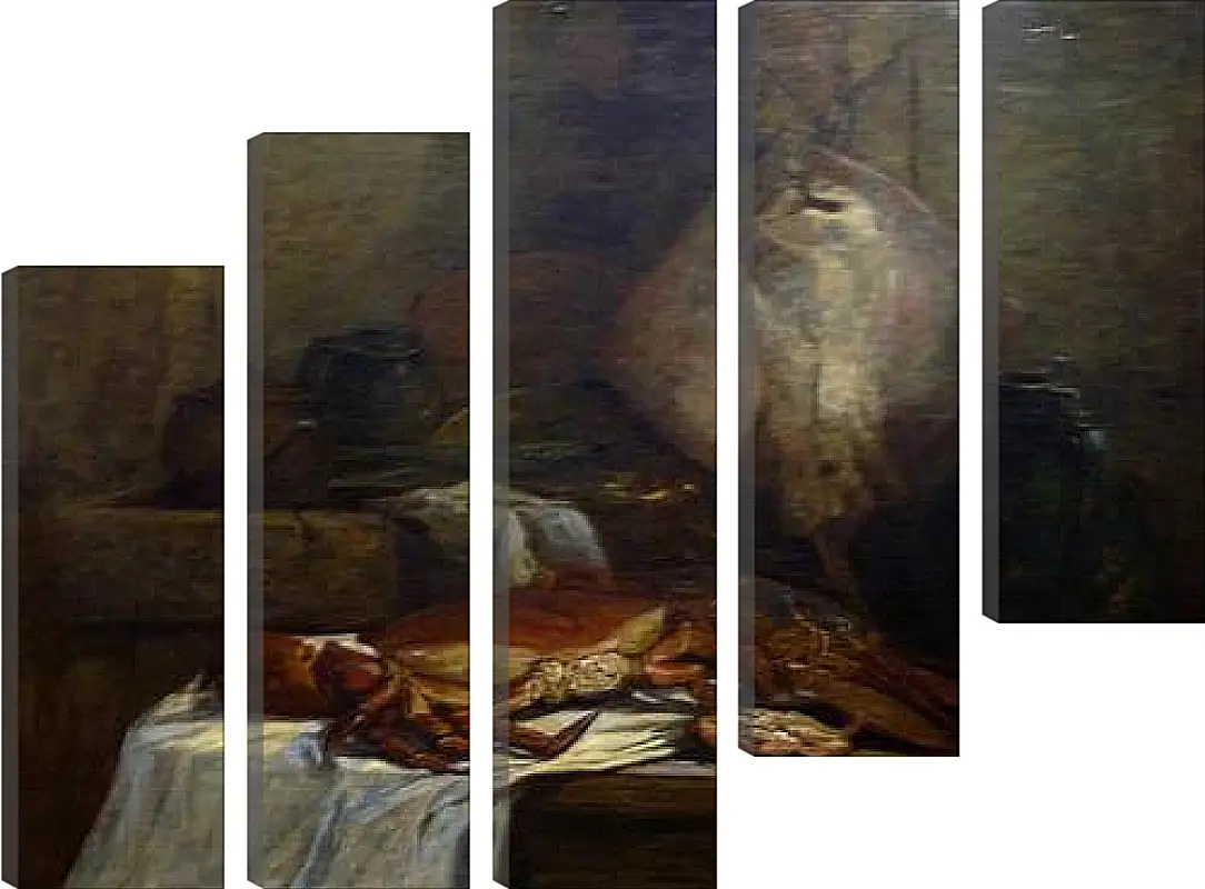 Модульная картина - Nature morte a la raie. Эжен Буден