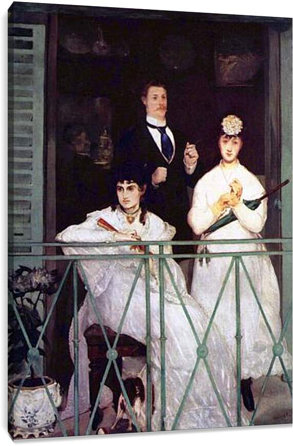 Постер и плакат - Der Balkon. Эдуард Мане