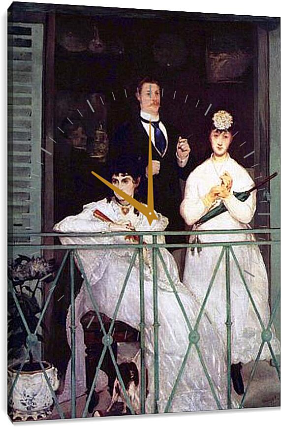 Часы картина - Der Balkon. Эдуард Мане