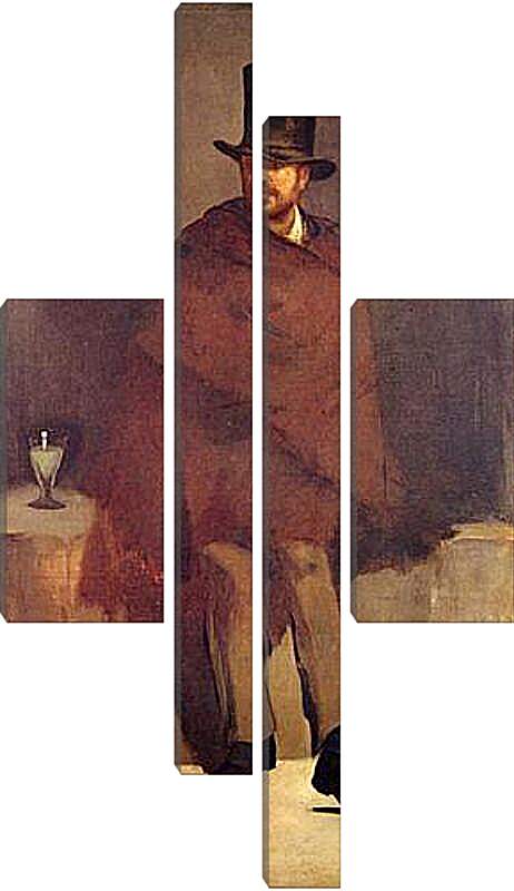 Модульная картина - Absinthtrinker. Эдуард Мане