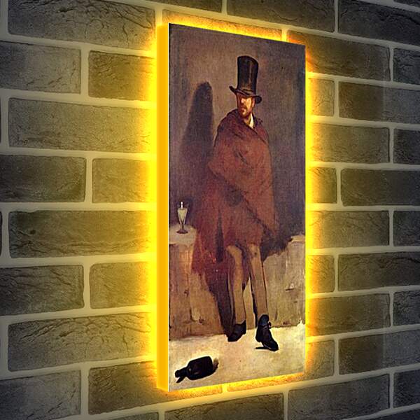 Лайтбокс световая панель - Absinthtrinker. Эдуард Мане