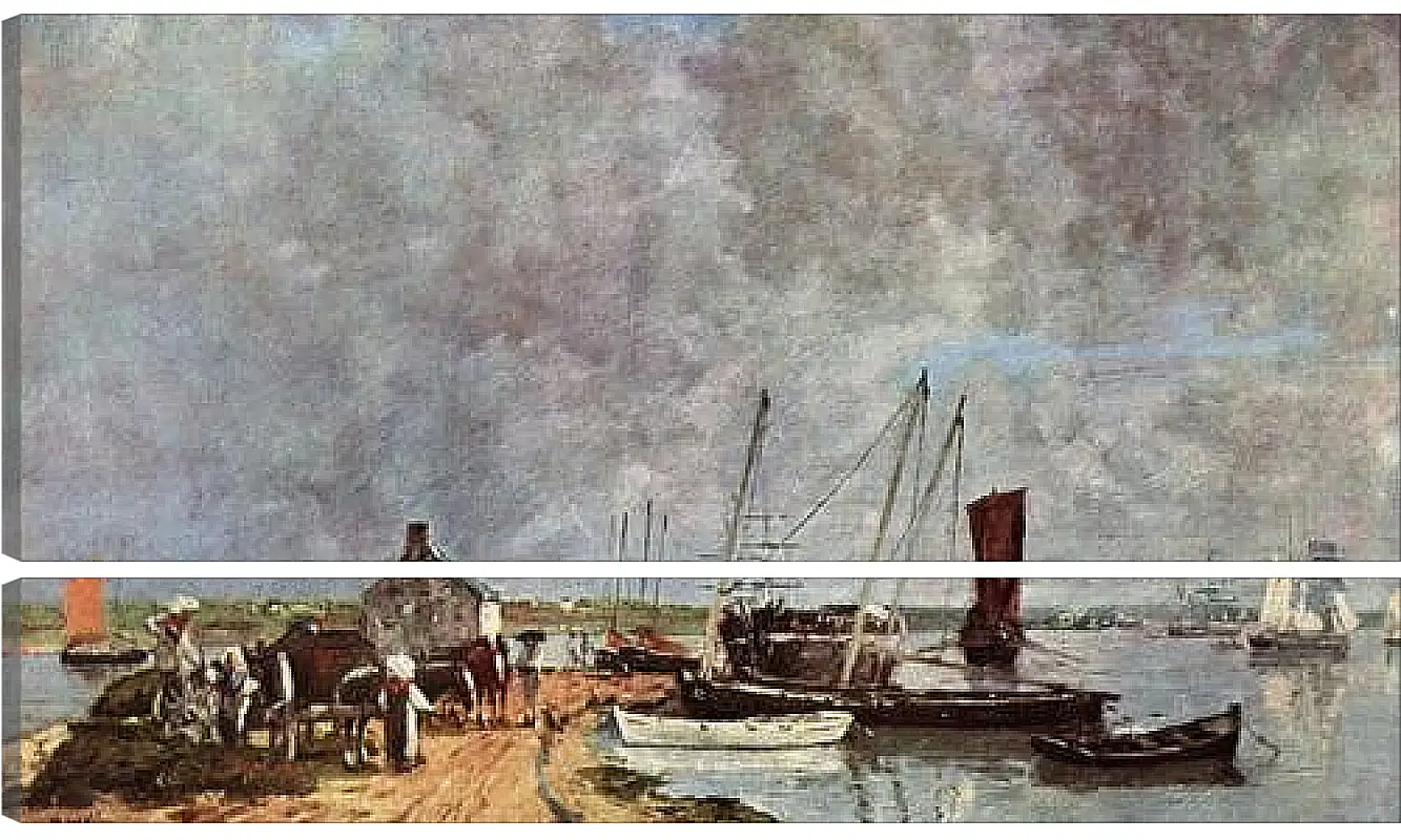 Модульная картина - Seehafen. Эжен Буден