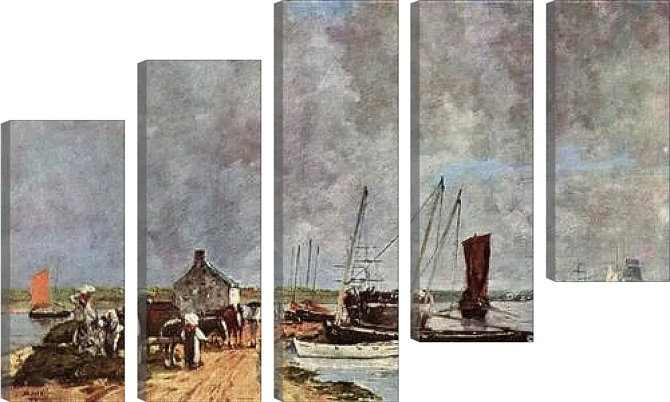Модульная картина - Seehafen. Эжен Буден