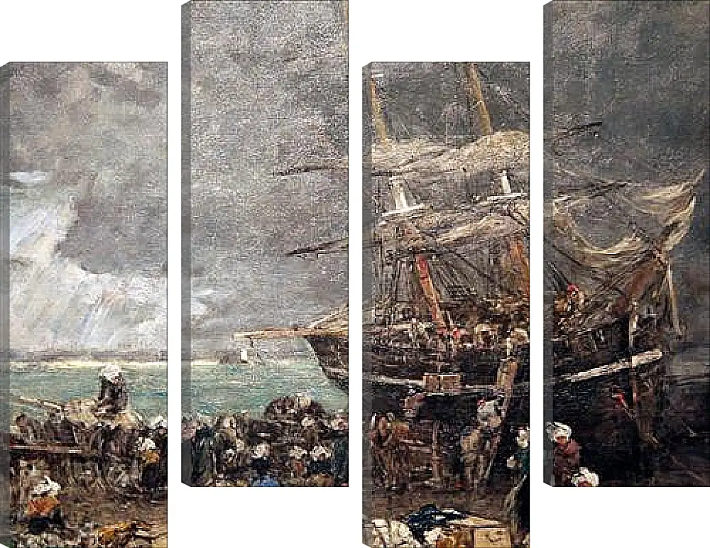 Модульная картина - Return of the Terre-Neuvier. Эжен Буден