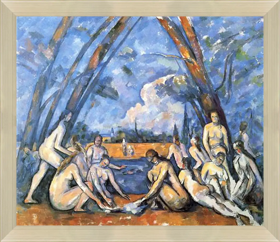 Картина в раме - Large Bathers. Поль Сезанн