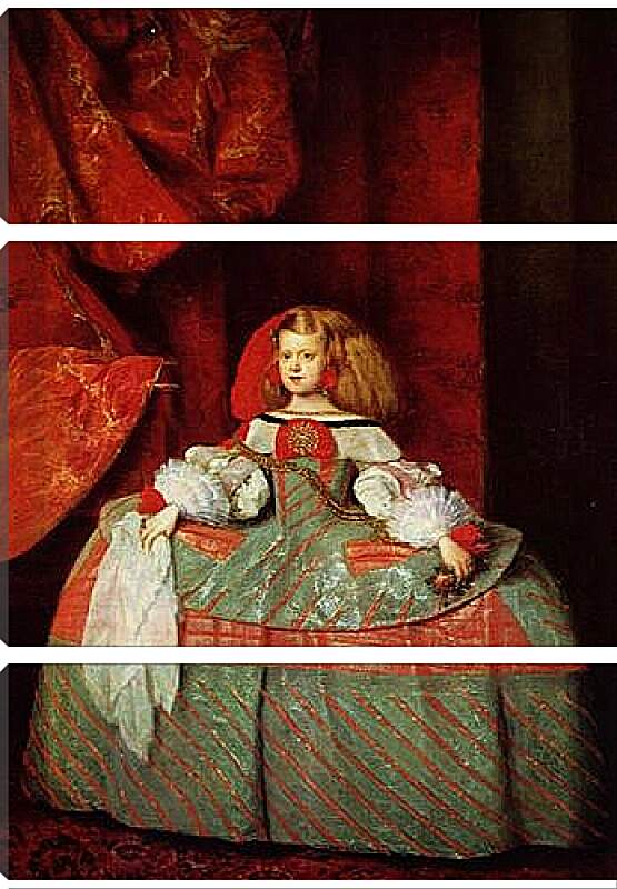 Модульная картина - Portraet der Infantin Margarita als junges Maedchen. Диего Веласкес