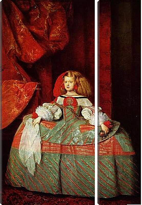 Модульная картина - Portraet der Infantin Margarita als junges Maedchen. Диего Веласкес