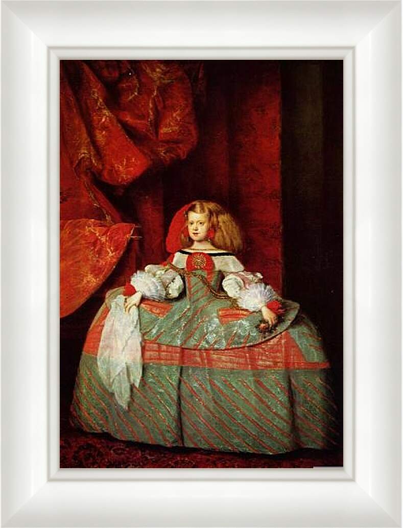 Картина в раме - Portraet der Infantin Margarita als junges Maedchen. Диего Веласкес
