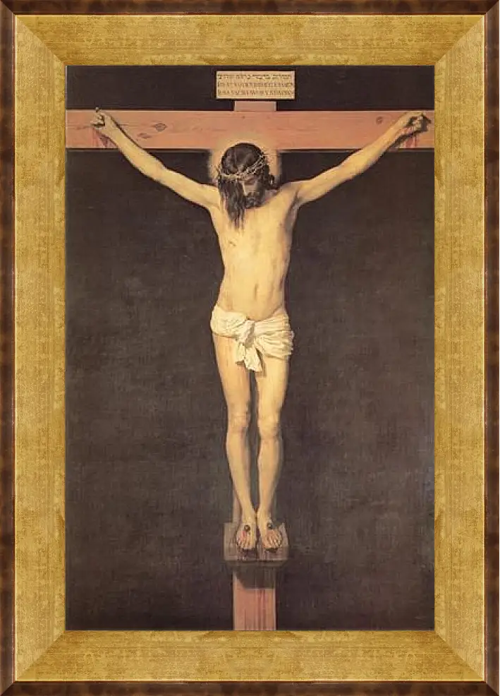 Картина в раме - Christ on the Cross. Диего Веласкес