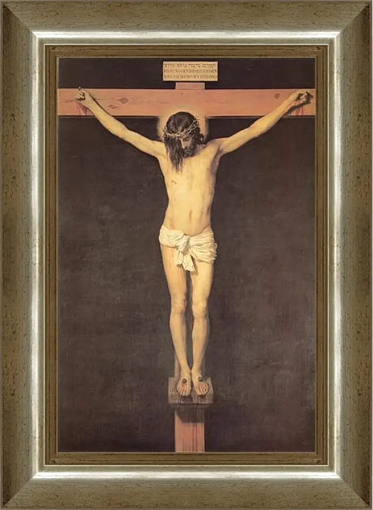 Картина в раме - Christ on the Cross. Диего Веласкес