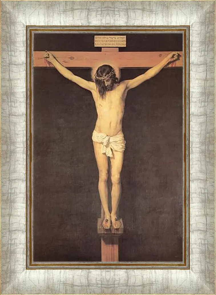 Картина в раме - Christ on the Cross. Диего Веласкес