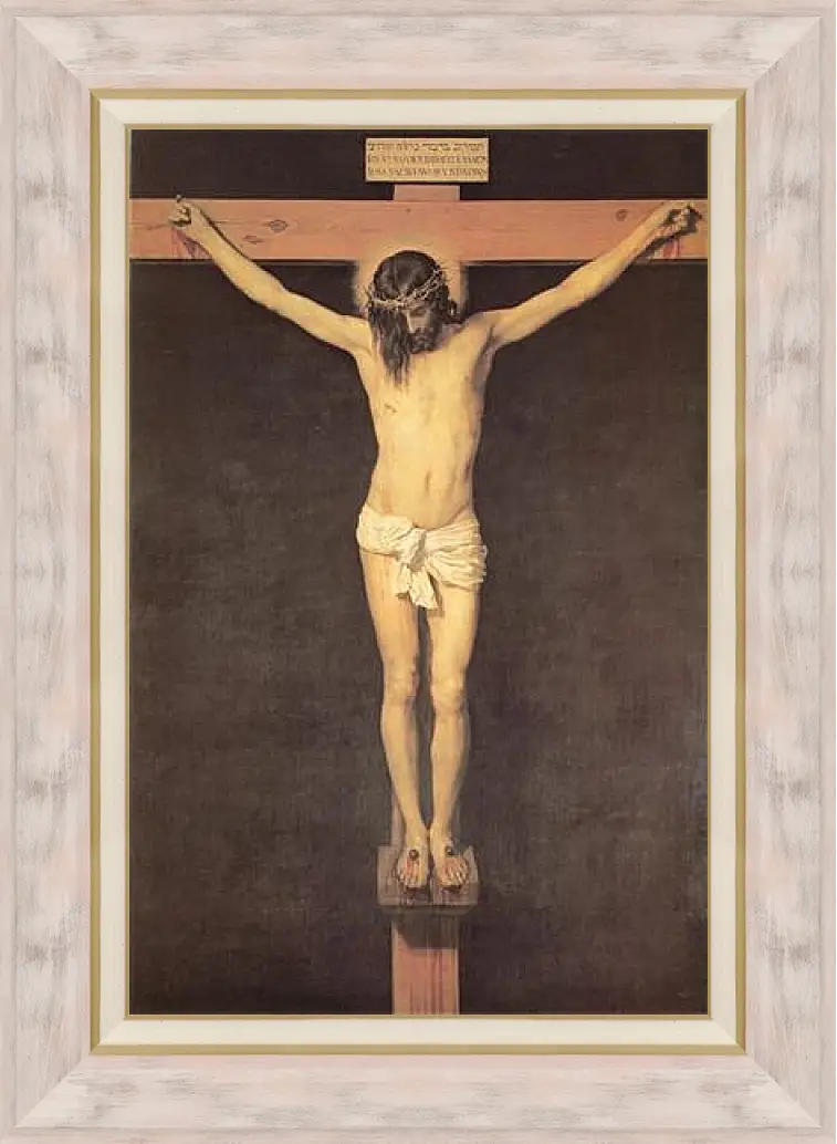 Картина в раме - Christ on the Cross. Диего Веласкес