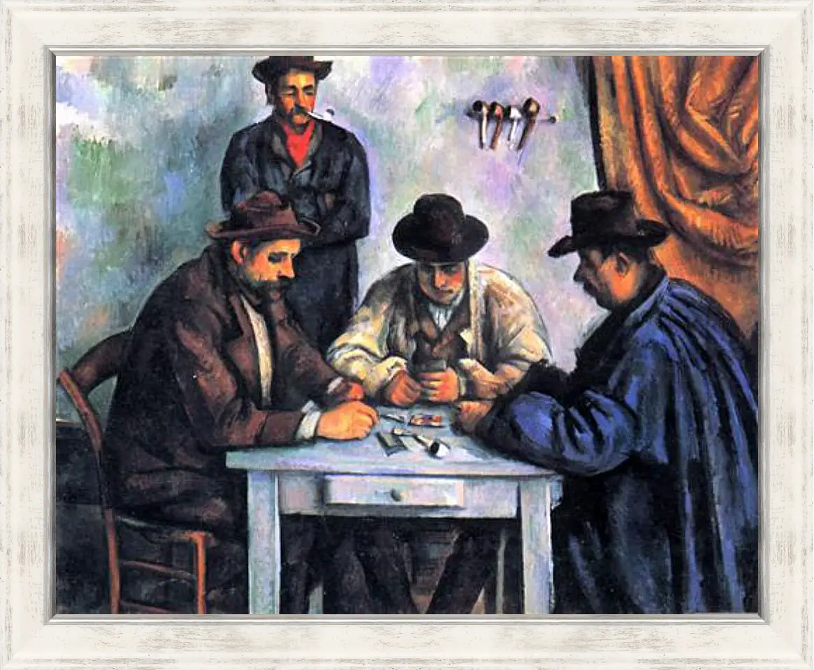 Картина в раме - The Card Players. Поль Сезанн