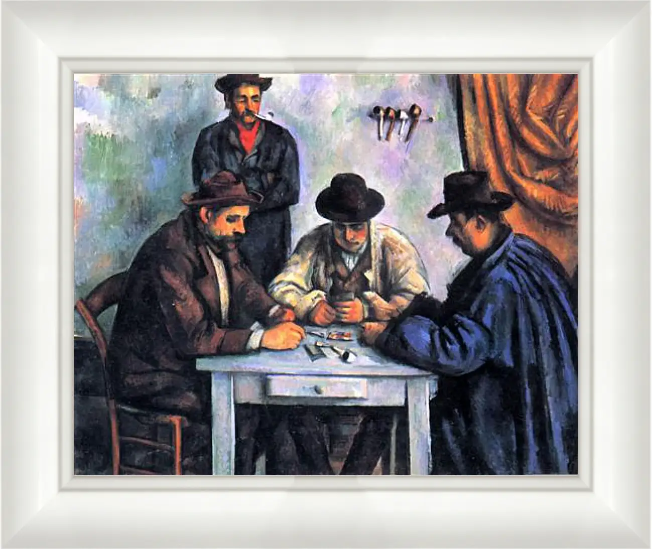 Картина в раме - The Card Players. Поль Сезанн