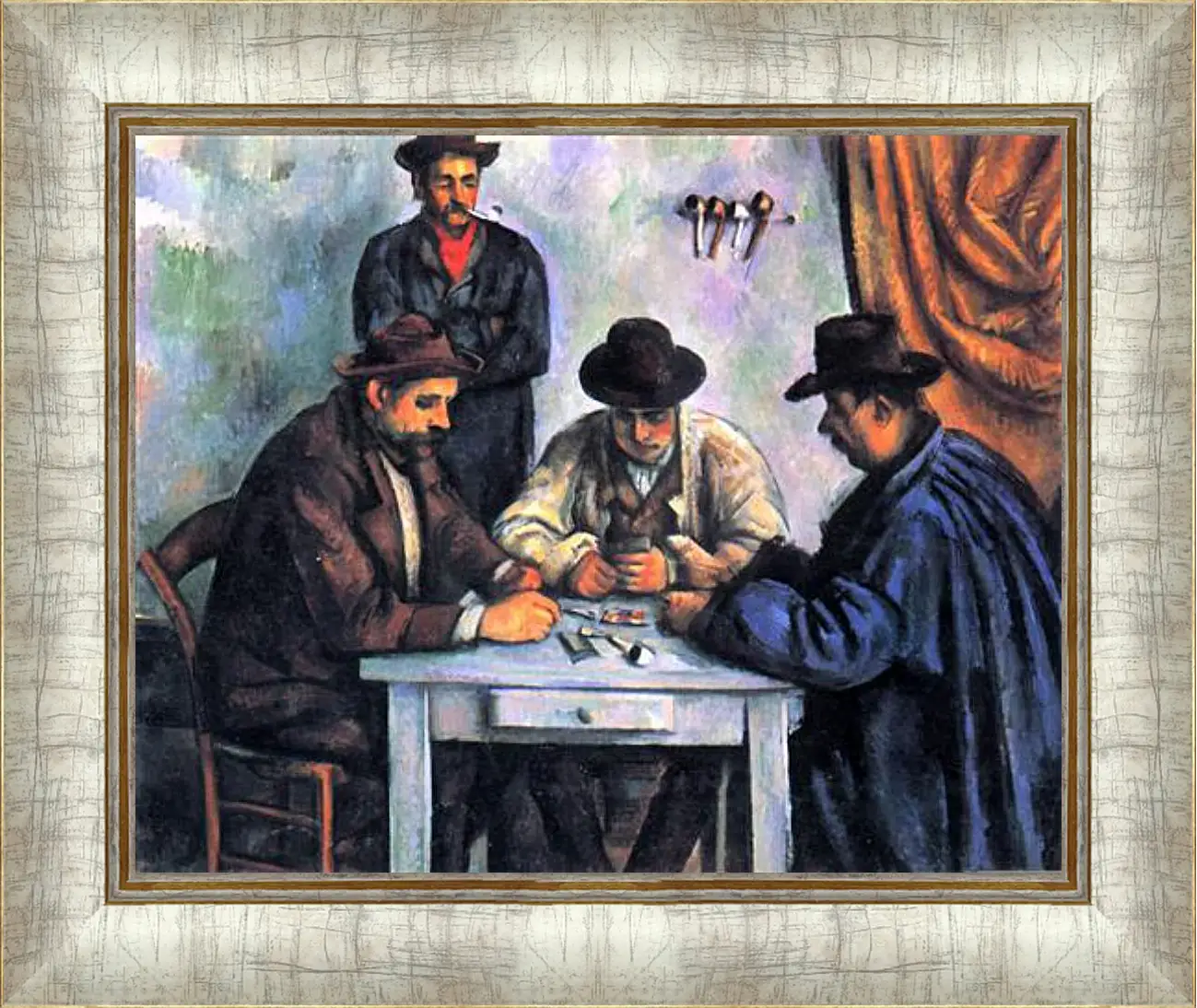 Картина в раме - The Card Players. Поль Сезанн