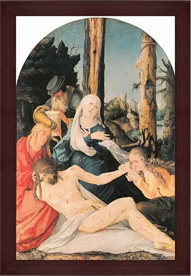 Картина в раме - Beweinung Christi. Ханс Бальдунг
