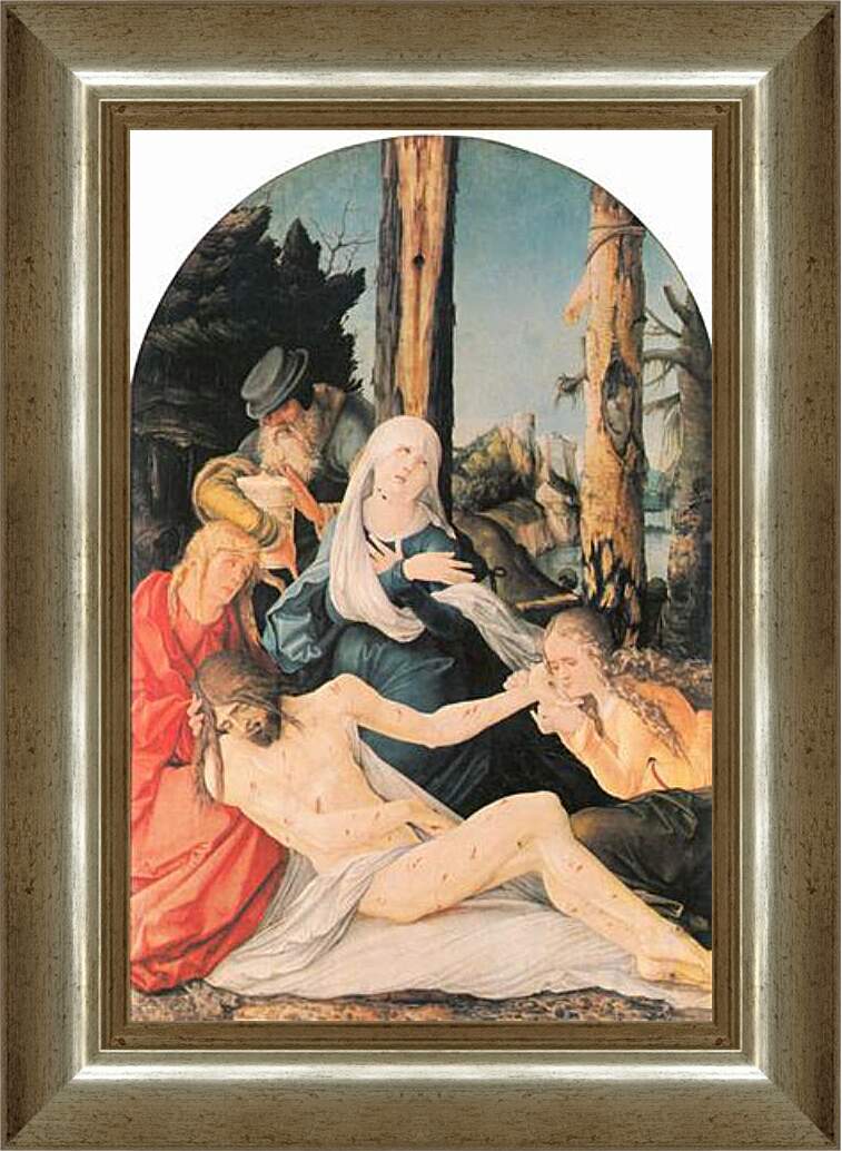 Картина в раме - Beweinung Christi. Ханс Бальдунг