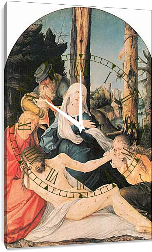 Часы картина - Beweinung Christi. Ханс Бальдунг