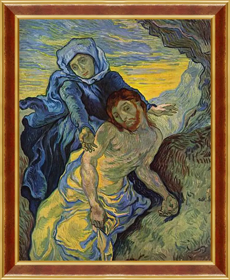 Картина в раме - Pieta. Эжен Делакруа