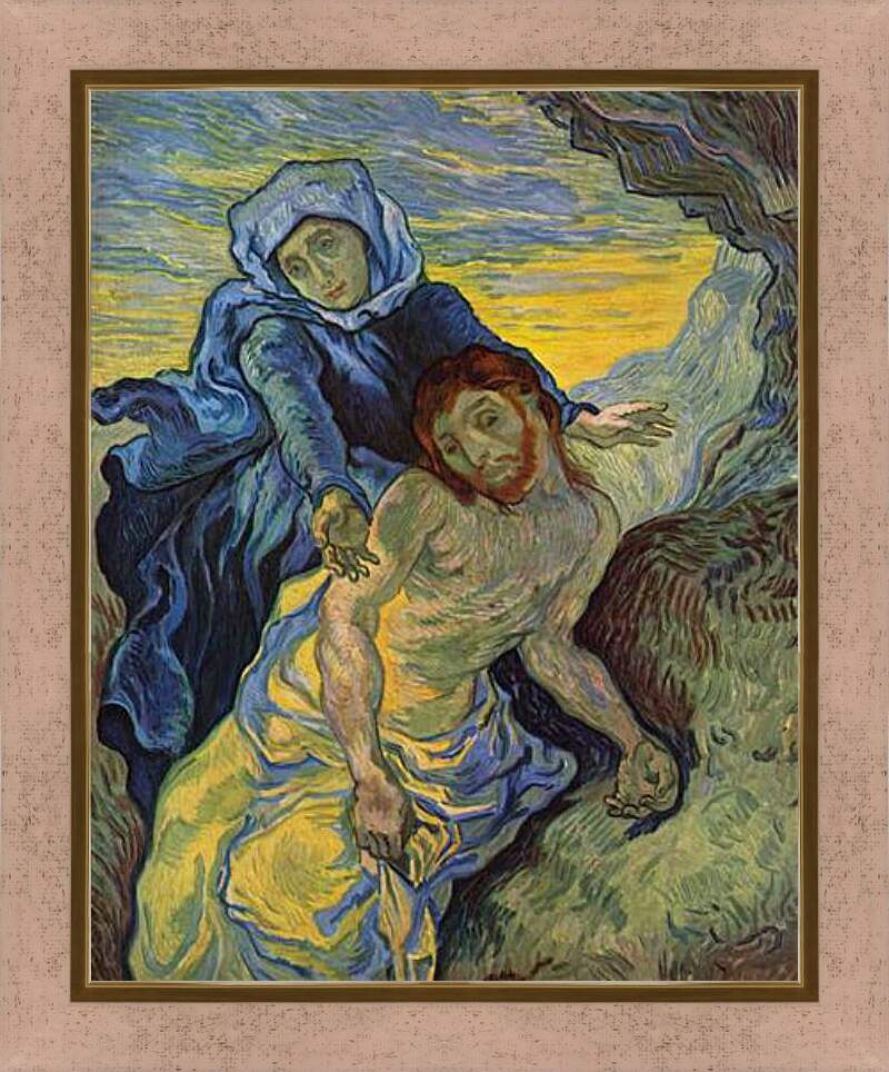 Картина в раме - Pieta. Эжен Делакруа