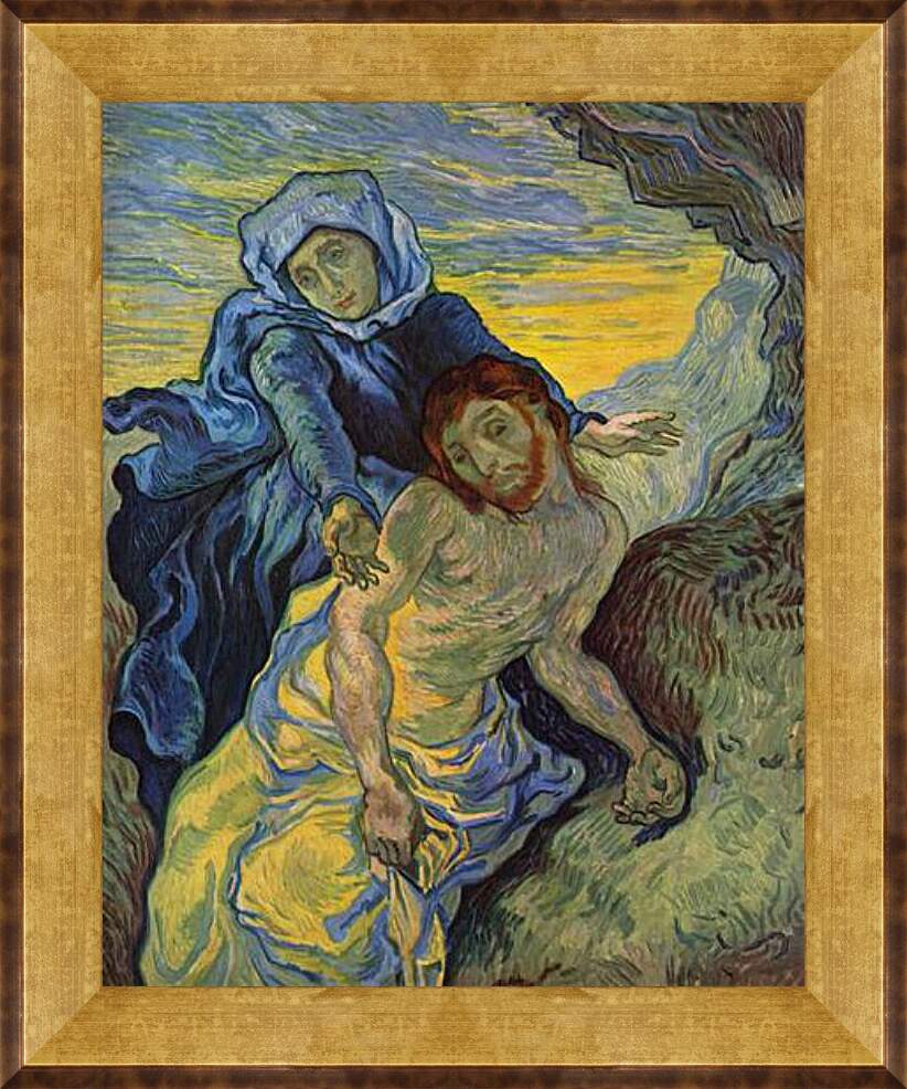 Картина в раме - Pieta. Эжен Делакруа