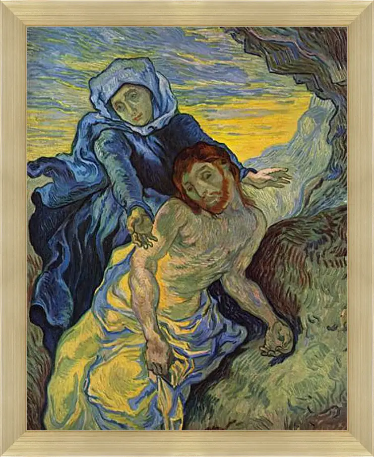 Картина в раме - Pieta. Эжен Делакруа