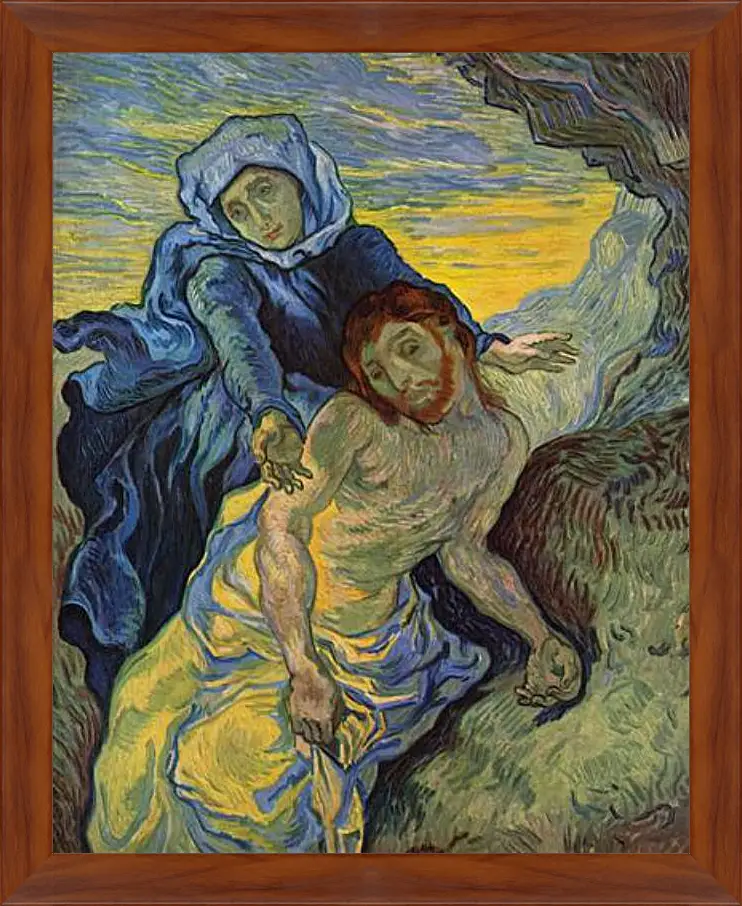 Картина в раме - Pieta. Эжен Делакруа