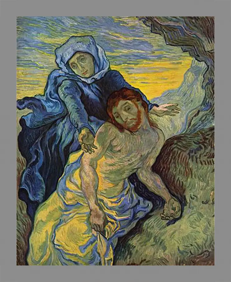 Картина в раме - Pieta. Эжен Делакруа