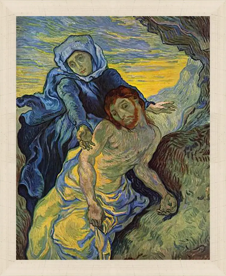 Картина в раме - Pieta. Эжен Делакруа