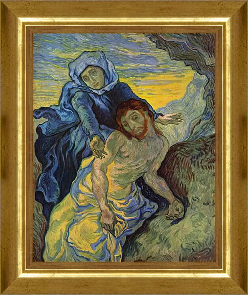 Картина в раме - Pieta. Эжен Делакруа